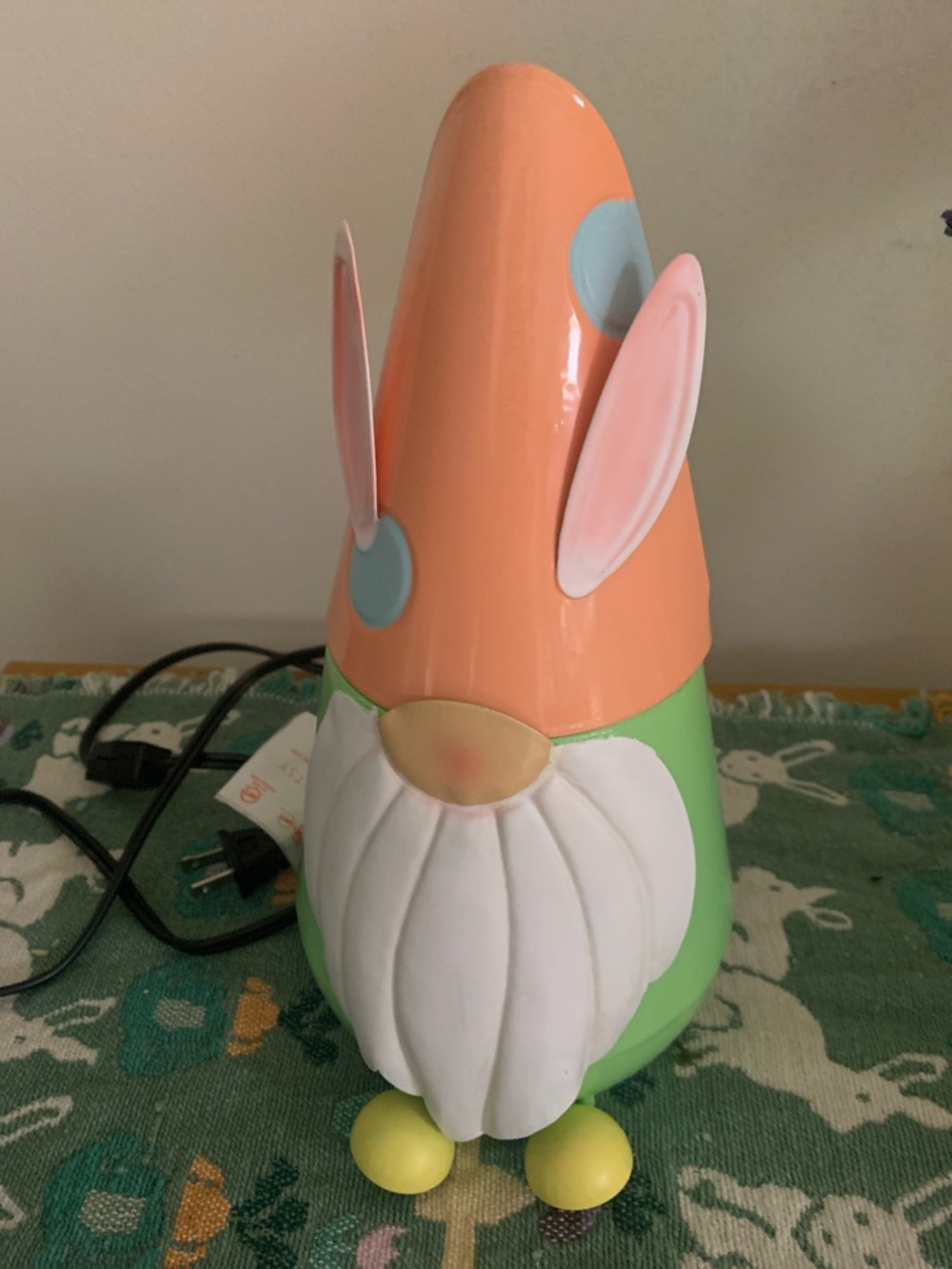 Spring Bunny Gnome Figurine